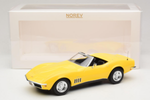 Chevrolet Corvette C3 Kabriolets Daytona Yellow Norev 1:18 189039 Metāls — attēls 6 no 6