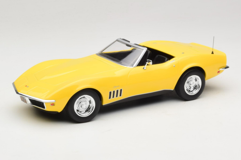 Chevrolet Corvette C3 Kabriolets Daytona Yellow Norev 1:18 189039 Metāls
