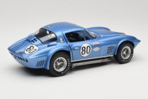 Chevrolet Corvette Grand Sport GT #80 R. Penske Chevrolet Nassau Speed Week 1963 Exoto 1:18 RLG18022 Metāls — attēls 3 no 8