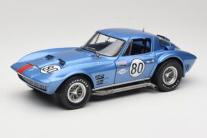 Chevrolet Corvette Grand Sport GT #80 R. Penske Chevrolet Nassau Speed Week 1963 Exoto 1:18 RLG18022 Metāls