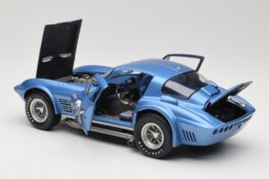 Chevrolet Corvette Grand Sport GT #80 R. Penske Chevrolet Nassau Speed Week 1963 Exoto 1:18 RLG18022 Metāls — attēls 5 no 8