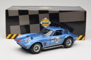 Chevrolet Corvette Grand Sport GT #80 R. Penske Chevrolet Nassau Speed Week 1963 Exoto 1:18 RLG18022 Metāls — attēls 8 no 8