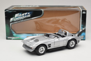Chevrolet Corvette Grand Sport Sudrabs Fast & Furious Greenlight 1:18 12842 Metāls — attēls 6 no 6