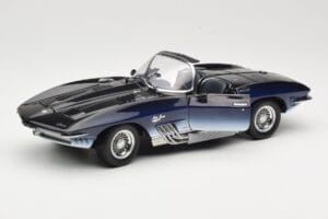 Chevrolet Corvette Mako Shark Tumši Zils UT Models 1:18 21061 Metāls — attēls 2 no 8