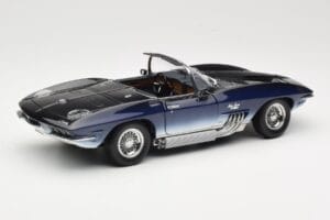 Chevrolet Corvette Mako Shark Tumši Zils UT Models 1:18 21061 Metāls — attēls 3 no 8