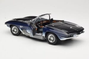 Chevrolet Corvette Mako Shark Tumši Zils UT Models 1:18 21061 Metāls — attēls 5 no 8