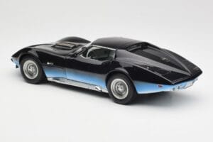 Chevrolet Corvette Manta Ray Zils AUTOart 1:18 71041 Metāls — attēls 7 no 8