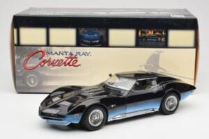 Chevrolet Corvette Manta Ray Zils AUTOart 1:18 71041 Metāls — attēls 8 no 8