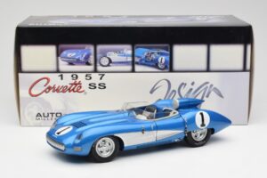 Chevrolet Corvette SS Zils AUTOart 1:18 71051 Metāls — attēls 8 no 8
