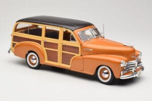 Chevrolet Fleetmaster Woody Zelts Maisto 1:18 56042 Metāls — attēls 6 no 8