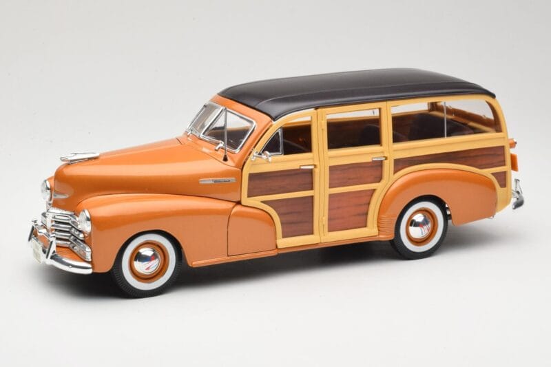 Chevrolet Fleetmaster Woody Zelts Maisto 1:18 56042 Metāls