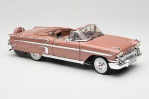 Chevrolet Impala Kabriolets Brūns Motormax 1:18 73112 Metāls — attēls 6 no 8
