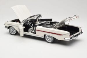 Chevrolet Impala Kabriolets Balts Sun Star 1:18 3405 Metāls — attēls 5 no 8