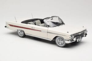 Chevrolet Impala Kabriolets Balts Sun Star 1:18 3405 Metāls — attēls 6 no 8