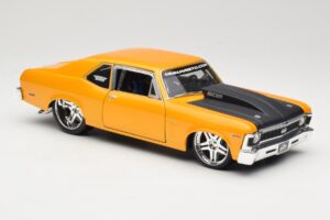 Chevrolet Nova SS Zelts Maisto 1:18 31083 Metāls — attēls 6 no 8