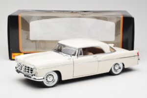 Chrysler 300B Balts Maisto 1:18 531897 Metāls — attēls 8 no 8