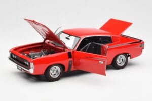Chrysler Charger E49 Sarkans AUTOart 1:18 71505 Metāls — attēls 2 no 8