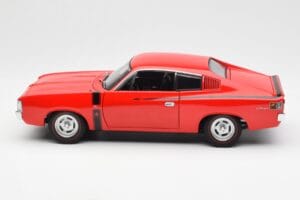 Chrysler Charger E49 Sarkans AUTOart 1:18 71505 Metāls — attēls 4 no 8
