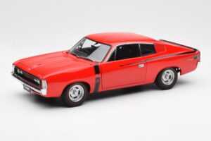 Chrysler Charger E49 Sarkans AUTOart 1:18 71505 Metāls