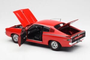 Chrysler Charger E49 Sarkans AUTOart 1:18 71505 Metāls — attēls 5 no 8