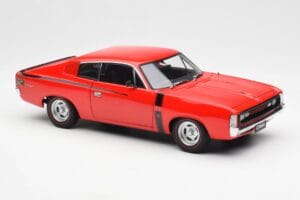 Chrysler Charger E49 Sarkans AUTOart 1:18 71505 Metāls — attēls 6 no 8