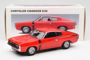 Chrysler Charger E49 Sarkans AUTOart 1:18 71505 Metāls — attēls 8 no 8