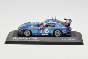 Chrysler Viper GTS-R #52 S. Belloc / F. Cochet / T. Treluyer 24 Hours of Le Mans 2002 Minichamps 1:43 499921452 Metāls