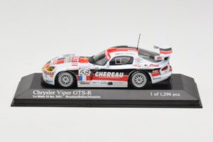 Dodge Viper GTS-R #58 C. Bouchut / Belloc / Monteiro Le Mans 24 Hours 2001 Minichamps 1:43 400011458 Metāls