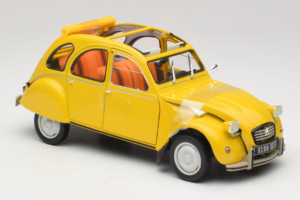 Citroen 2CV 6 Club Mimosa Yellow Norev 1:18 181496 Metāls — attēls 4 no 6