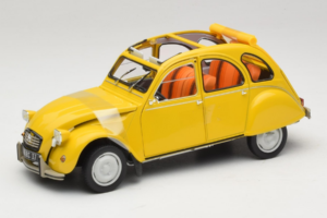Citroen 2CV 6 Club Mimosa Yellow Norev 1:18 181496 Metāls
