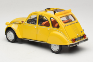 Citroen 2CV 6 Club Mimosa Yellow Norev 1:18 181496 Metāls — attēls 5 no 6
