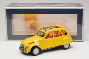 Citroen 2CV 6 Club Mimosa Yellow Norev 1:18 181496 Metāls — attēls 6 no 6