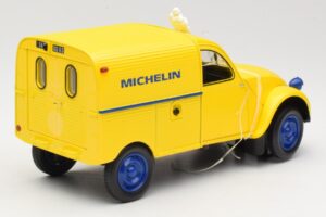 Citroen 2CV Fourgonnette Michelin Bibendum Norev 1:18 181502 Metāls — attēls 2 no 6
