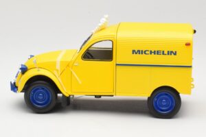 Citroen 2CV Fourgonnette Michelin Bibendum Norev 1:18 181502 Metāls — attēls 3 no 6