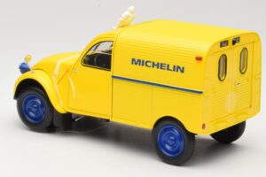 Citroen 2CV Fourgonnette Michelin Bibendum Norev 1:18 181502 Metāls — attēls 5 no 6