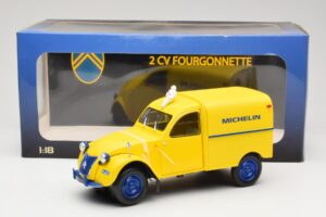 Citroen 2CV Fourgonnette Michelin Bibendum Norev 1:18 181502 Metāls — attēls 6 no 6