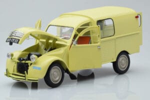 Citroen 2CV Furgonette AK350 Pastis Dzeltens Norev 1:18 181488 Metāls — attēls 2 no 8