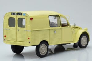 Citroen 2CV Furgonette AK350 Pastis Dzeltens Norev 1:18 181488 Metāls — attēls 3 no 8