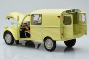 Citroen 2CV Furgonette AK350 Pastis Dzeltens Norev 1:18 181488 Metāls — attēls 5 no 8