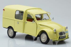 Citroen 2CV Furgonette AK350 Pastis Dzeltens Norev 1:18 181488 Metāls — attēls 6 no 8