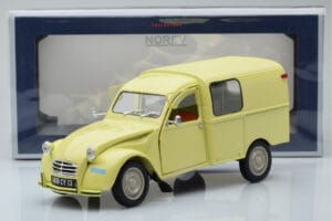 Citroen 2CV Furgonette AK350 Pastis Dzeltens Norev 1:18 181488 Metāls — attēls 8 no 8