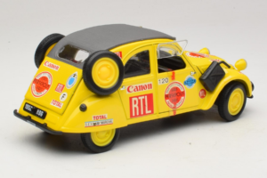Citroen 2CV Rally Dzeltens Maisto 1:18 56032 Metāls — attēls 2 no 6