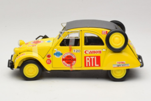 Citroen 2CV Rally Dzeltens Maisto 1:18 56032 Metāls — attēls 3 no 6
