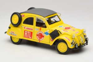 Citroen 2CV Rally Dzeltens Maisto 1:18 56032 Metāls — attēls 4 no 6