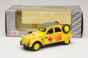Citroen 2CV Rally Dzeltens Maisto 1:18 56032 Metāls — attēls 6 no 6