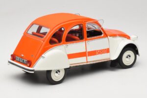 Citroen 2CV Spot Oranžs & Balts Solido 1:18 421183600 Metāls — attēls 3 no 8