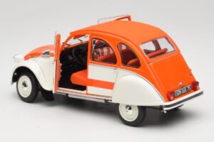 Citroen 2CV Spot Oranžs & Balts Solido 1:18 421183600 Metāls — attēls 5 no 8