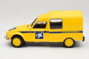 Citroen Acadiane Michelin Dzeltens Solido 1:18 S1800406 Metāls — attēls 3 no 6