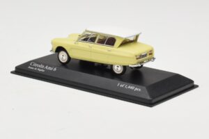 Citroen Ami 6 Dzeltens Balts Minichamps 1:43 400111661 Metāls — attēls 3 no 4