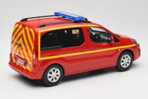 Citroen Berlingo II Pompiers Sarkans Norev 1:18 181641 Metāls — attēls 2 no 6